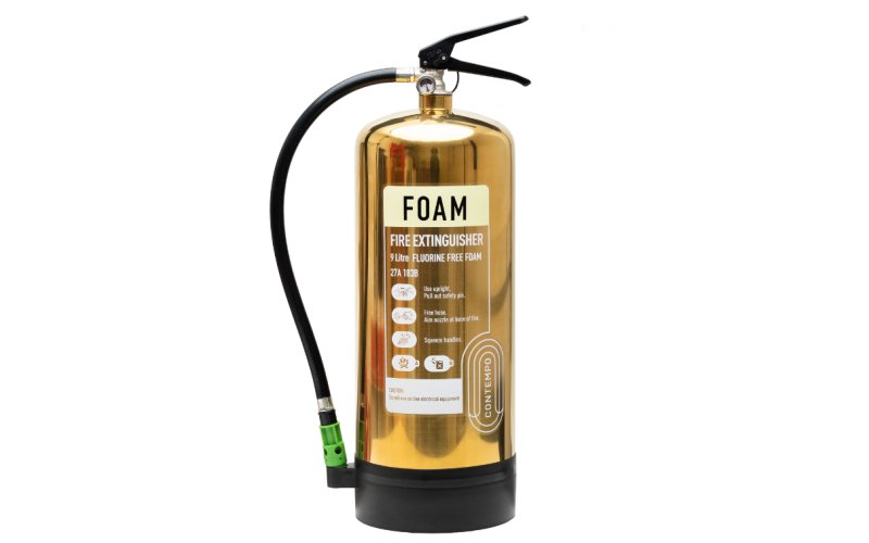 Contempo Gold 9 ltr Fluorine Free Foam Fire Extinguisher