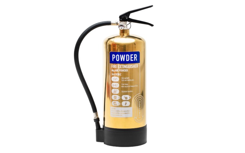 Contempo Gold 6kg Powder Fire Extinguisher